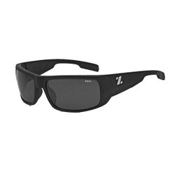 Zeal Snapshot Sunglasses Polarized in Matte Black with Dark Grey